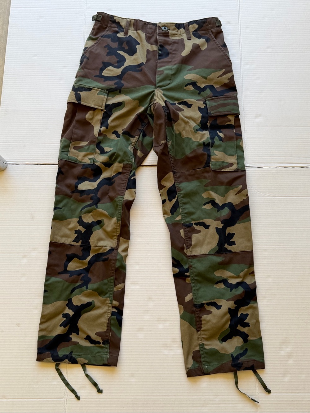 Propper Woodland Camo Cargo Trousers - Green/Brown/Black